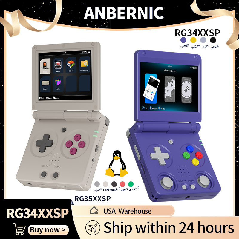 Retro Gaming Mobile - Anbernic RG34XXSP RG35XXSP Flip Handheld Game