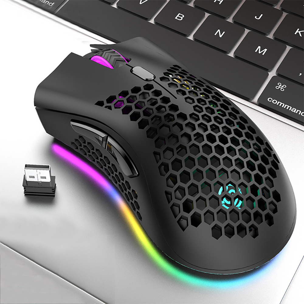 Mouse Gaming Retro - BM600 Rechargeable Gaming Mouse USB 2.4G