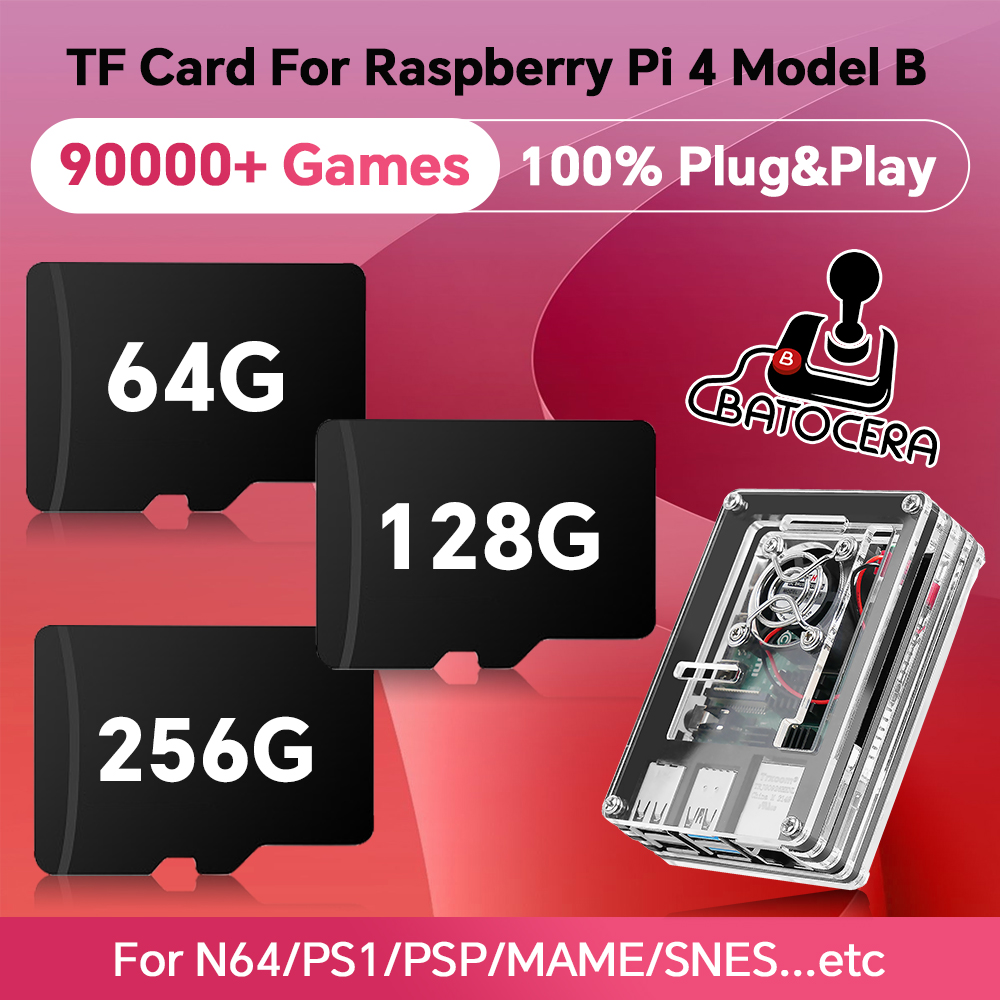 Retro Gaming Raspberry Pi - Retro Game Card For Raspberry Pi
