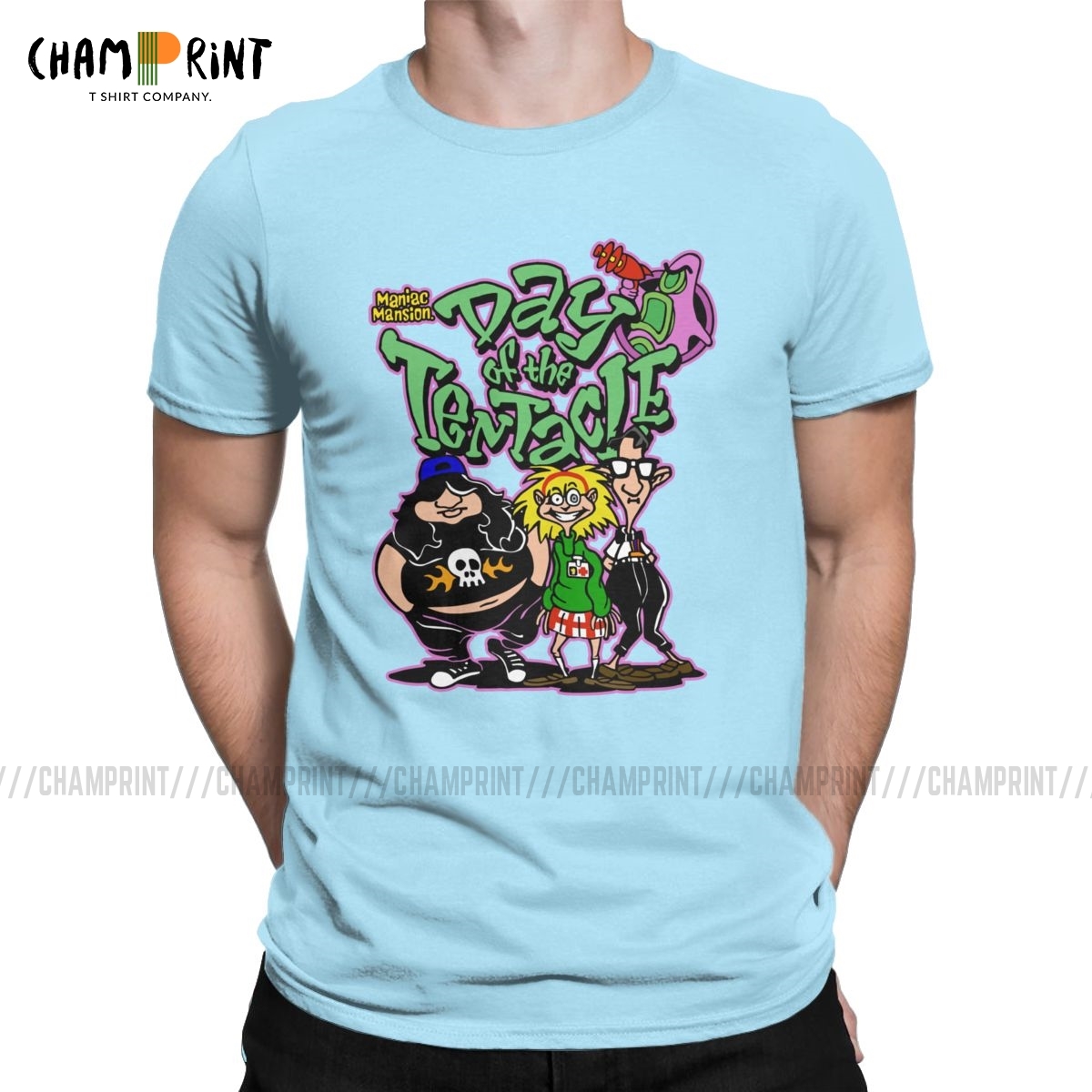 Retro Gaming T Shirt - Day Of The Tentacle Men's T