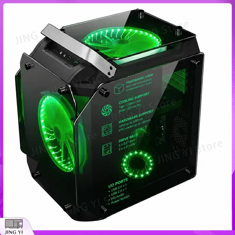 ATX mATX Gaming PC Case Comput - огляд і ціна Retro Gaming Pc Case