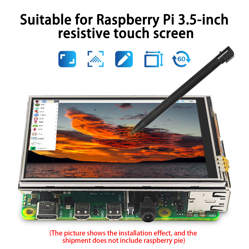 3.5 Inch TFT Touch Screen for  - огляд і ціна Retro Gaming Raspberry Pi