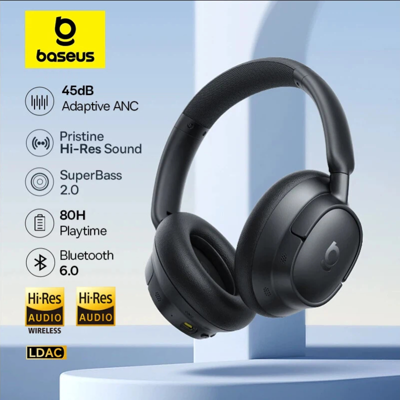 Baseus EH10 NC ANC Wireless He - огляд і ціна Retro Gaming Headset