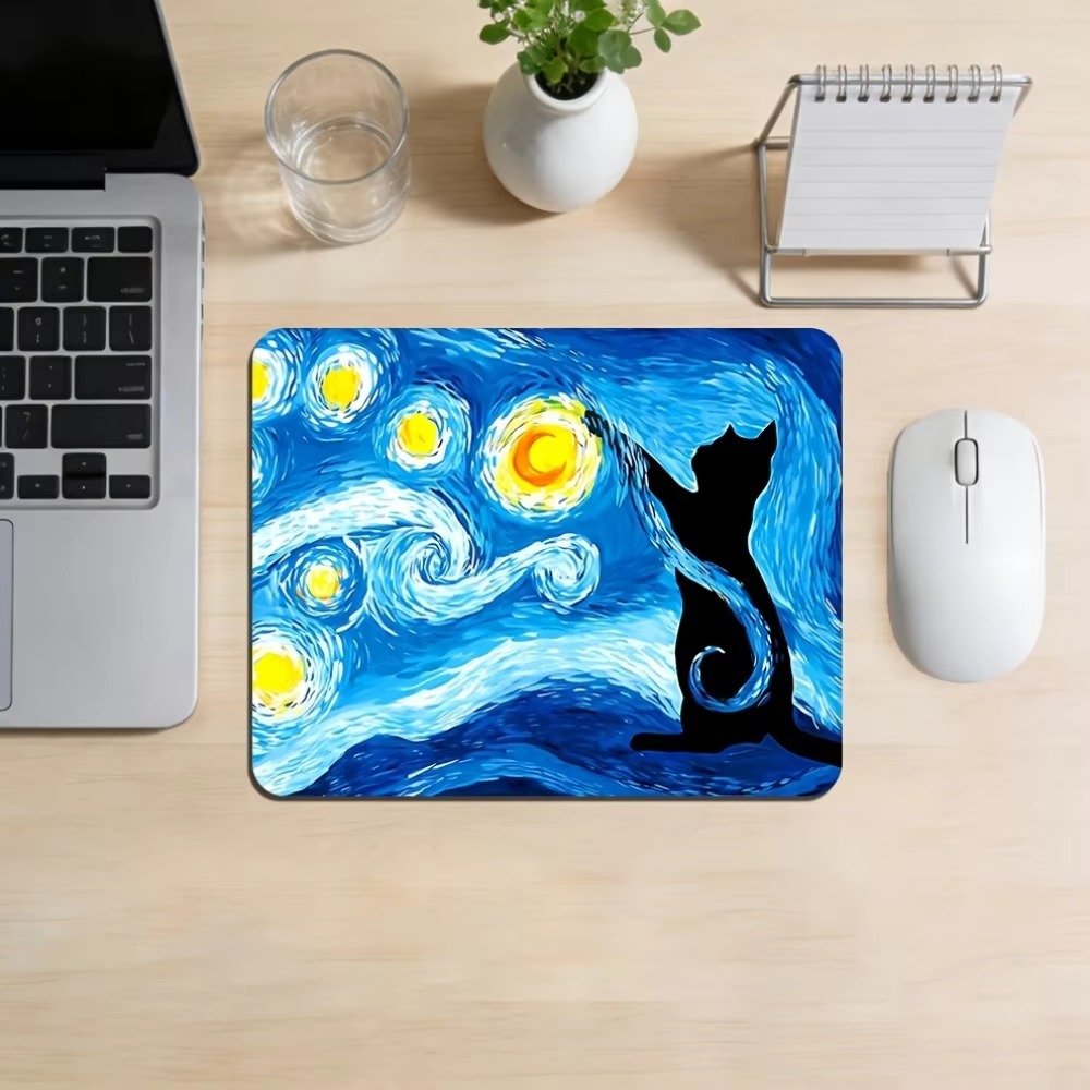 CIFBUY Starry Cat Mouse Pad Wa - огляд і ціна Retro Gaming Keyboard And Mouse