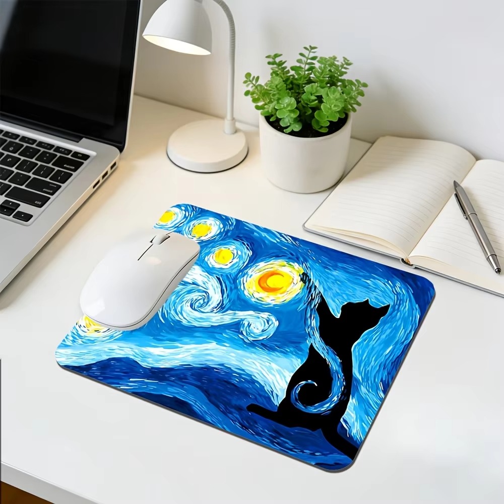 CIFBUY Starry Cat Mouse Pad Wa - огляд і ціна Retro Gaming Keyboard And Mouse
