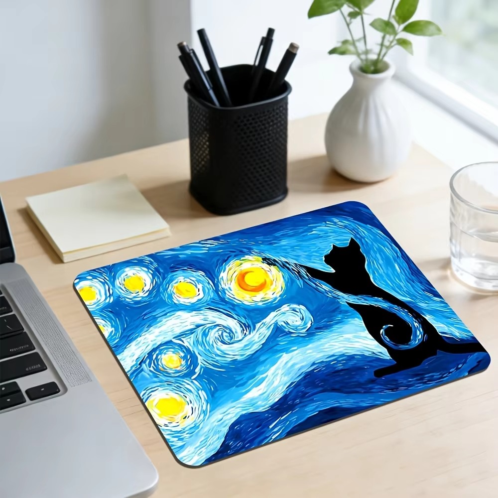 CIFBUY Starry Cat Mouse Pad Wa - огляд і ціна Retro Gaming Keyboard And Mouse
