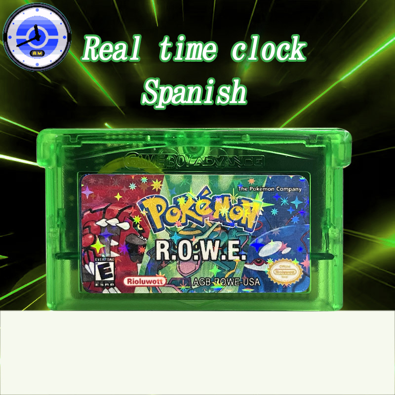 USA English Pokemon ROWE RTC F - огляд і ціна Rom Cartridge Flash