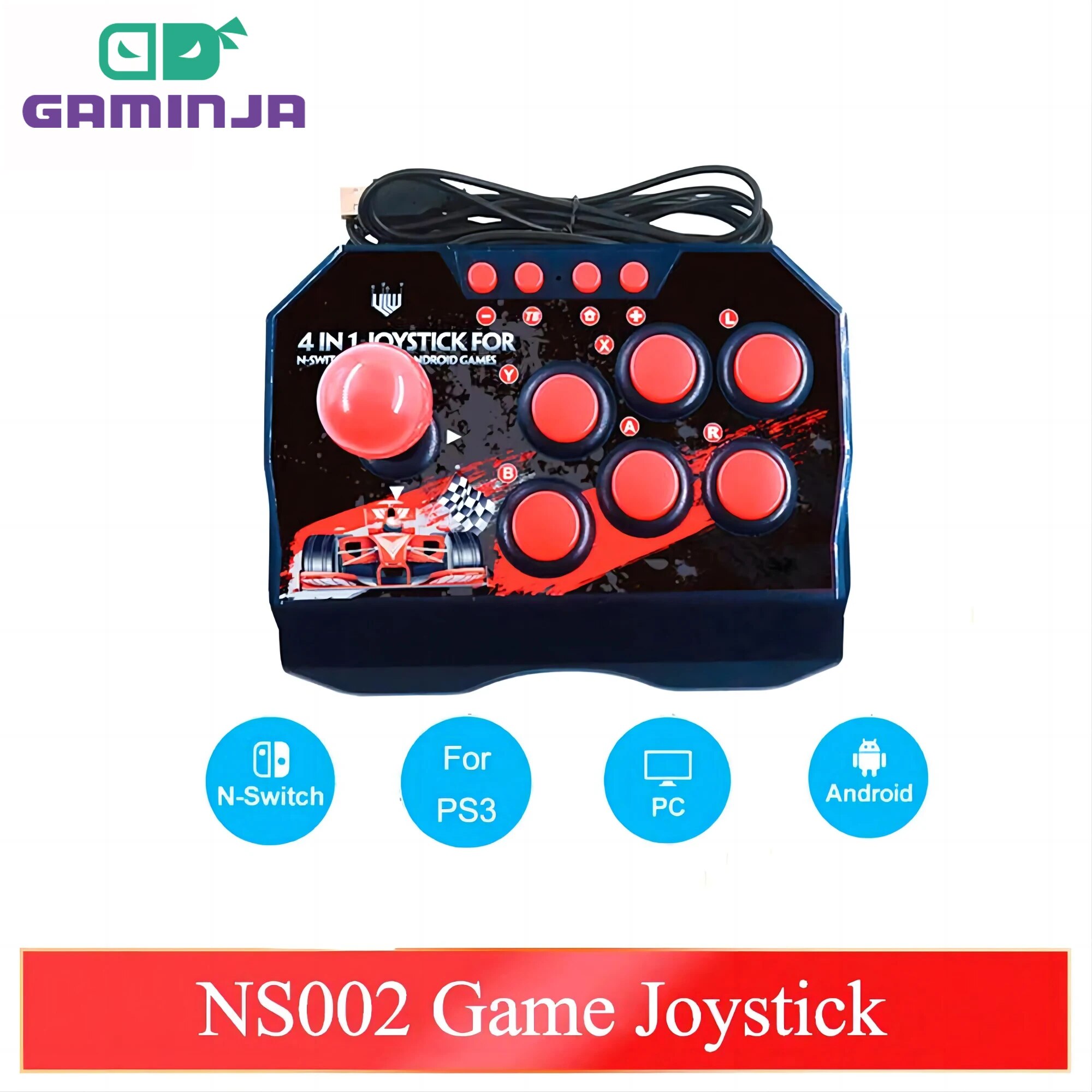 GAMINJA NS002 4 In 1 Retro Arc - огляд і ціна Retro Gaming Raspberry Pi