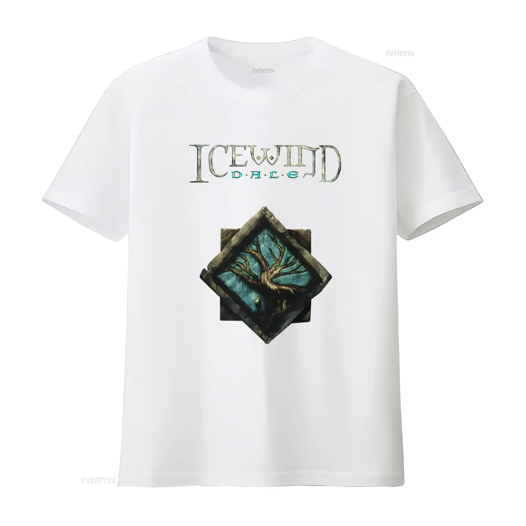 Icewind Dale Logo Classic Vide - огляд і ціна Retro Gaming T Shirt