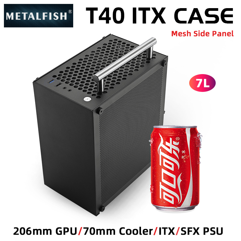 METALFISH T40 Mini ITX Black C - огляд і ціна Retro Gaming Pc Case