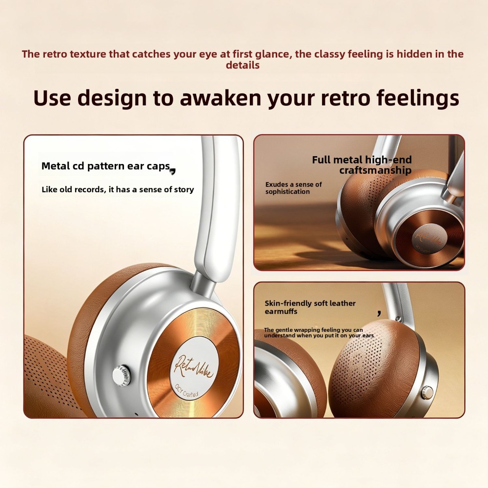 Retro Over Ear Wireless Blueto - огляд і ціна Retro Gaming Headset