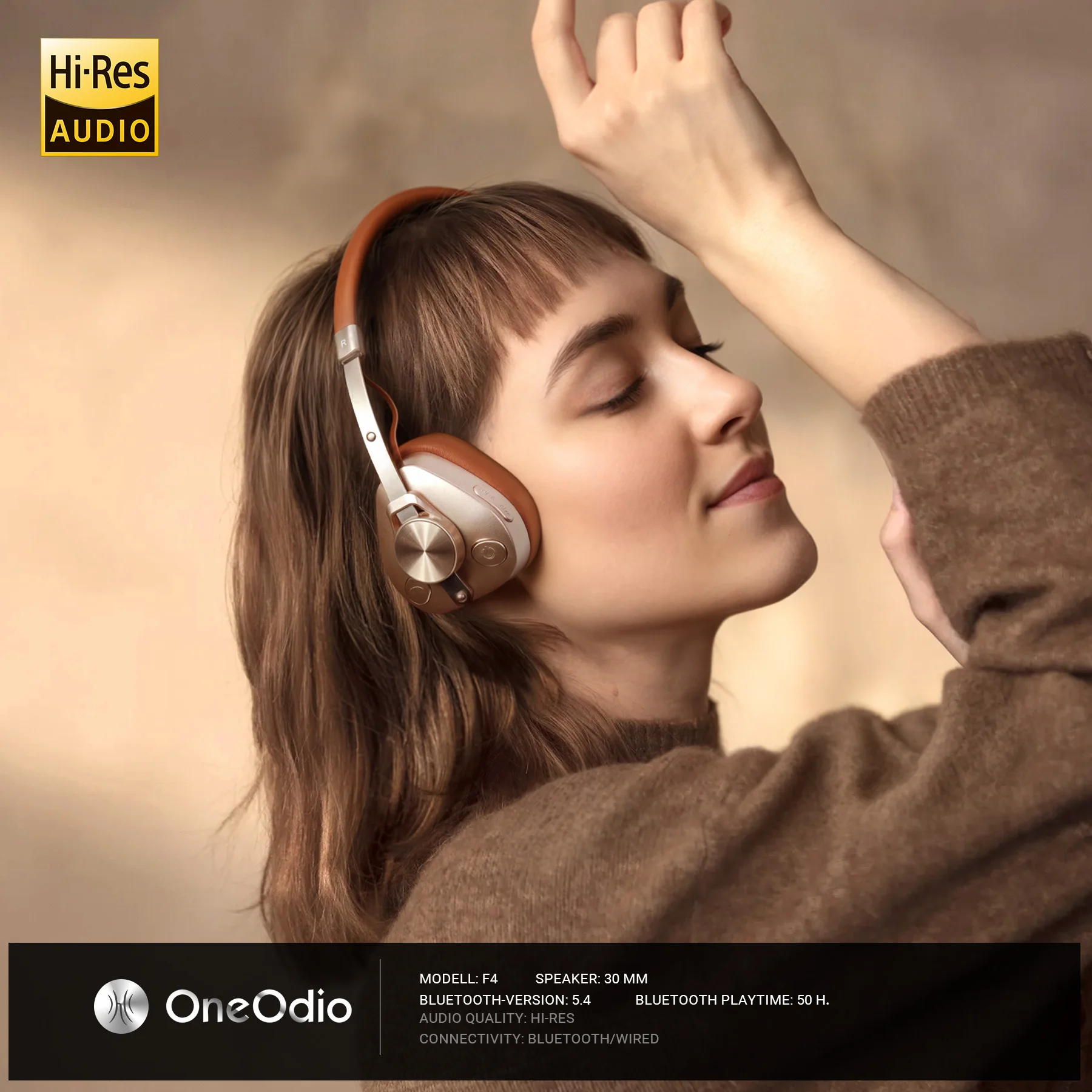 Oneodio F4 Retro Wireless Blue - огляд і ціна Retro Gaming Headset