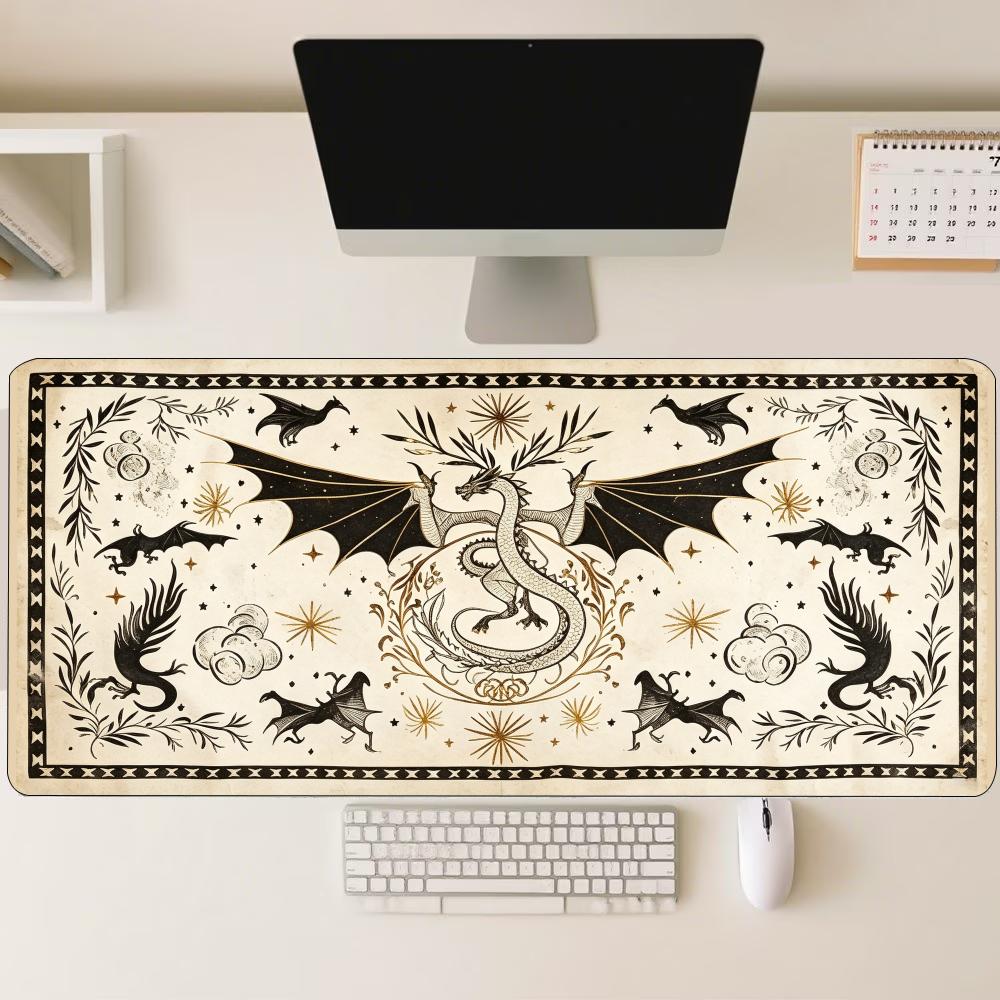 Vintage Old Paper Dragon Large - огляд і ціна Mouse Gaming Retro