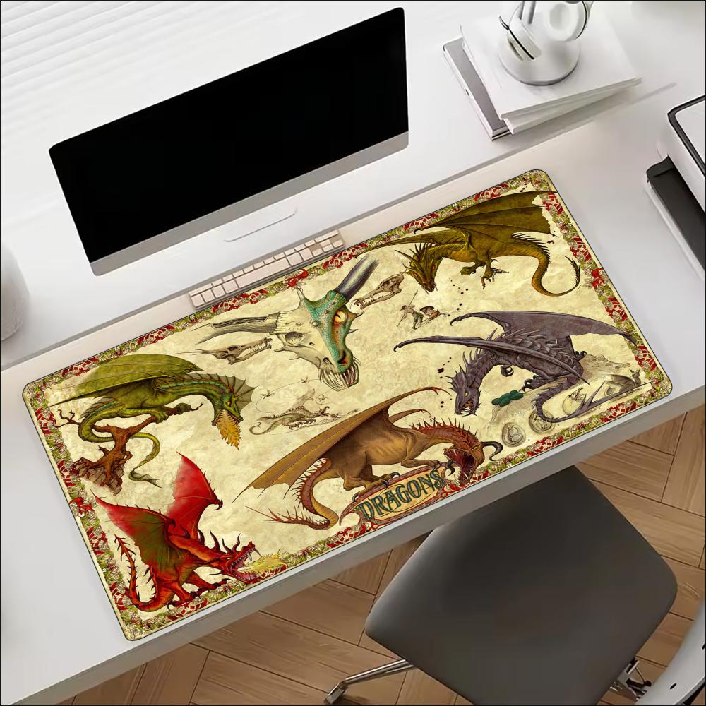 Vintage Old Paper Dragon Large - огляд і ціна Mouse Gaming Retro