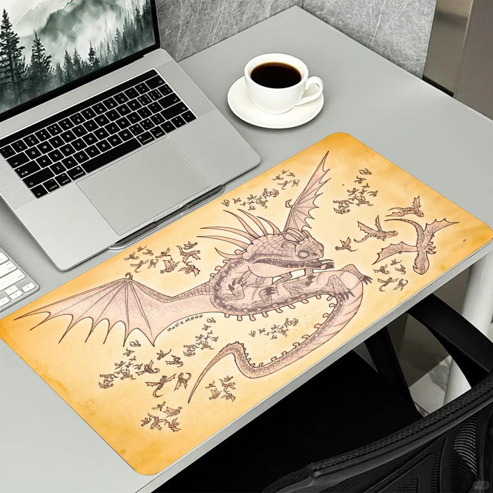 Vintage Old Paper Dragon Large - огляд і ціна Mouse Gaming Retro
