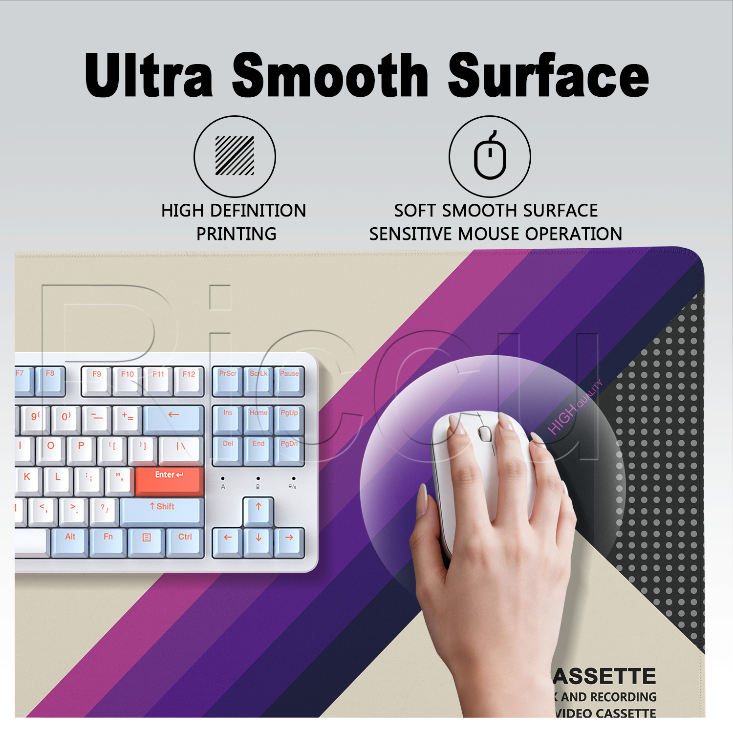 Mouse Pad HD Printing Retro VH - огляд і ціна Mouse Gaming Retro