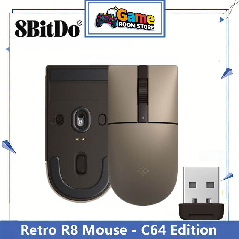 8BitDo Retro R8 Mouse - C64 Ed - огляд і ціна Mouse Gaming Retro