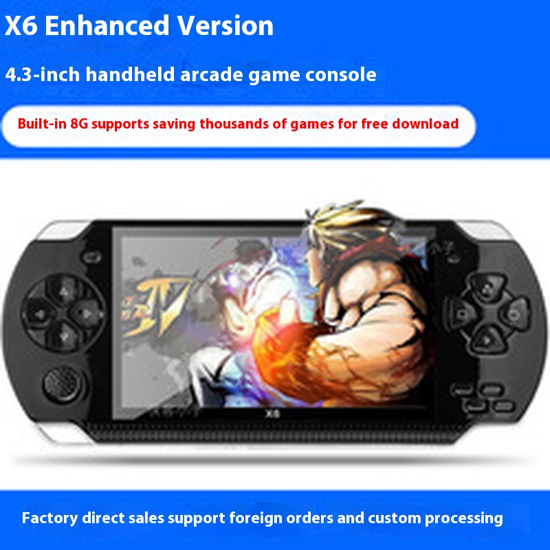 Psp 3000 X6 Consola 12 Types O - огляд і ціна Retro Gaming X6