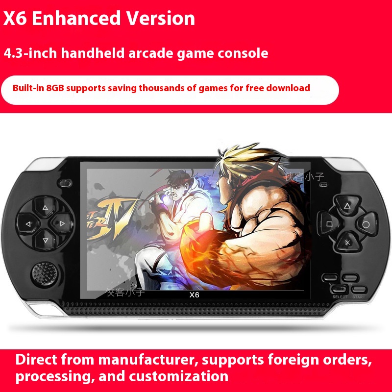 Psp 3000 X6 Consola 12 Types O - огляд і ціна Retro Gaming X6
