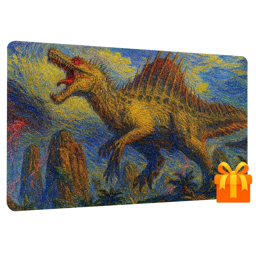 Retro Spinosaurus Playmat  Non - огляд і ціна Mouse Gaming Retro