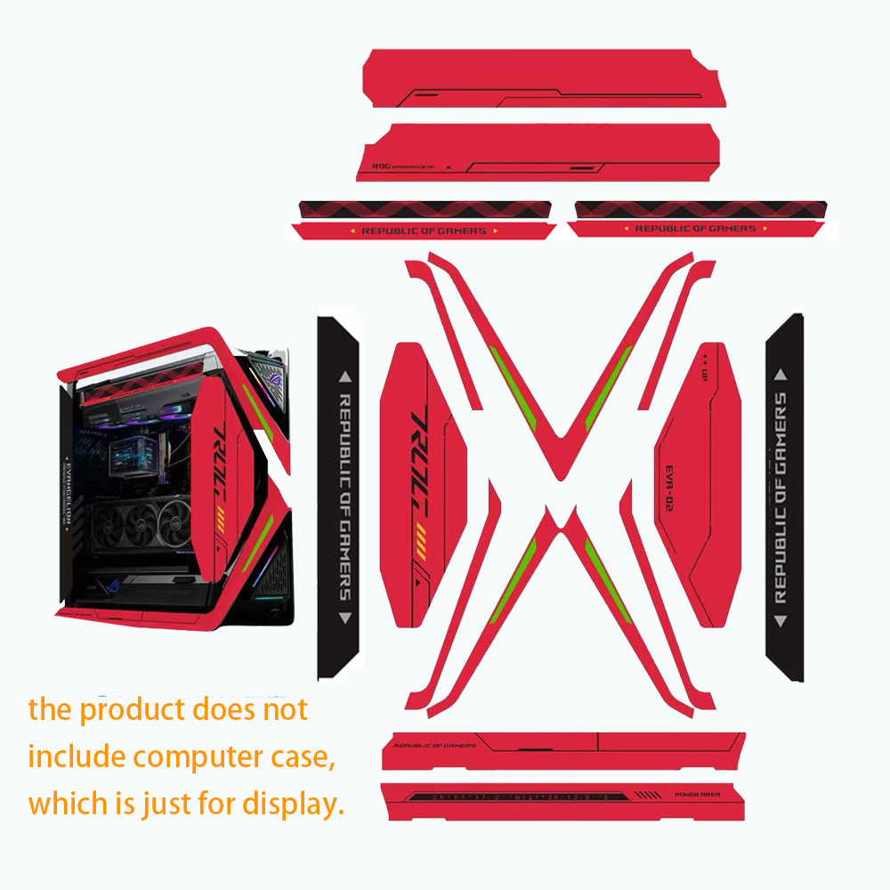 15pcs DIY Stickers For ASUS HY - огляд і ціна Retro Gaming Pc Case