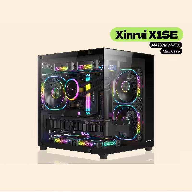 G-PARTNERS Xinrui X1SE MATX Mi - огляд і ціна Retro Gaming Pc Case