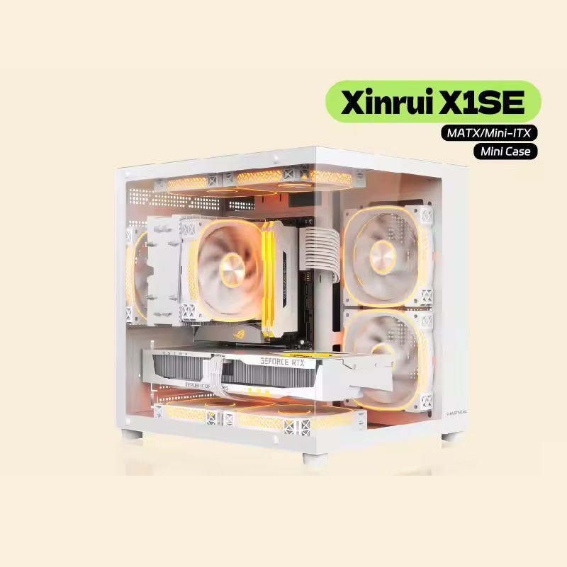 G-PARTNERS Xinrui X1SE MATX Mi - огляд і ціна Retro Gaming Pc Case