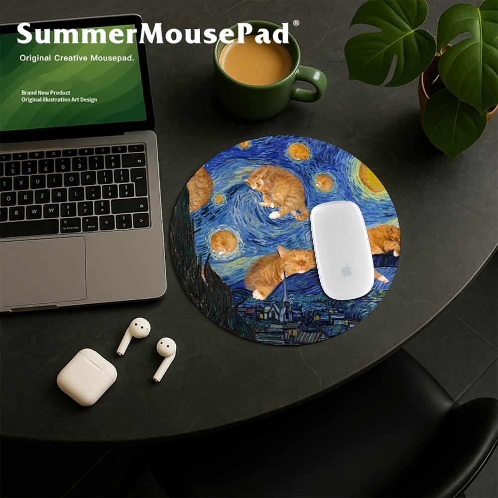 Cute Cats Mouse Pad Vintage St - огляд і ціна Mouse Gaming Retro