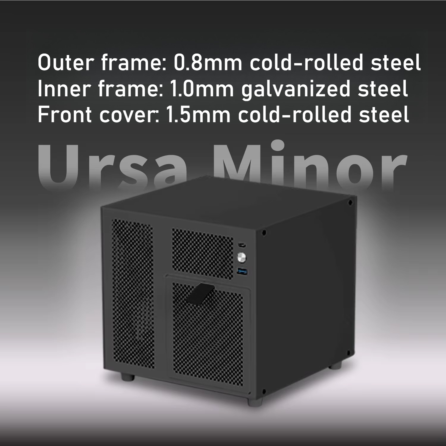 Ursa Minor 4-bay NAS Chassis C - огляд і ціна Retro Gaming Pc Case