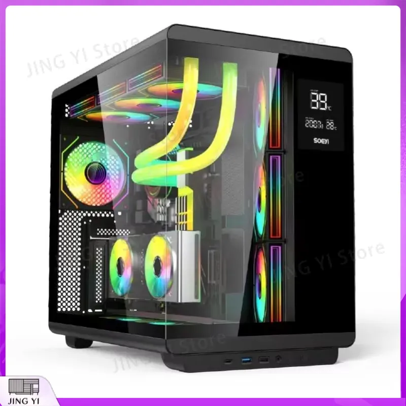 ATX Gaming PC Case Tower with  - огляд і ціна Retro Gaming Pc Case
