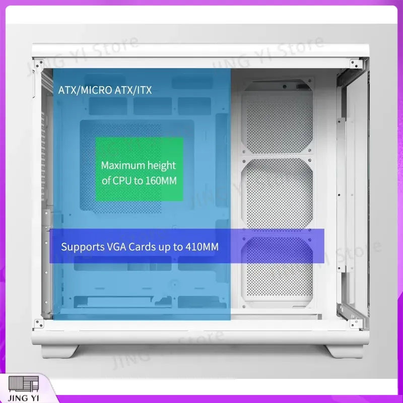 ATX Gaming PC Case Tower with  - огляд і ціна Retro Gaming Pc Case