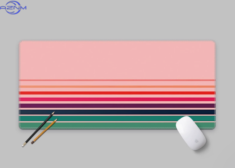 Retro Vintage Stripes Deskmat  - огляд і ціна Retro Gaming Keyboard And Mouse